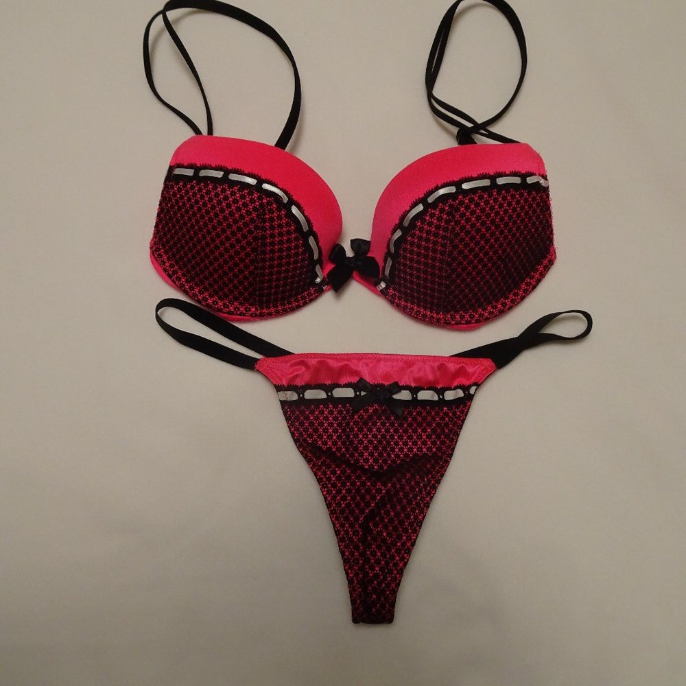 Victoria’s Secret bra and thong set
